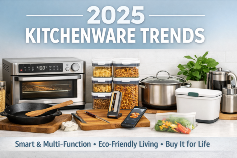 2025 Kitchenware Trends: Smart, Sustainable Upgrades